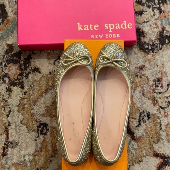kate spade Shoes - Kate Spade Glitter Ballet Flats